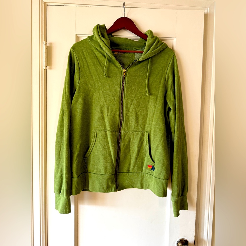 Aviator Nation Bolt Hoodie - Jungle Green